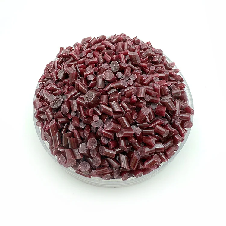 เม็ดพลาสติก PS สีดำรีไซเคิล