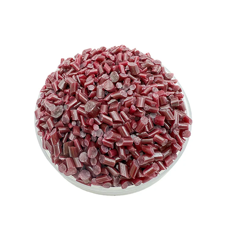 วัสดุโพลีเมอร์ PS สีแดงรีไซเคิล