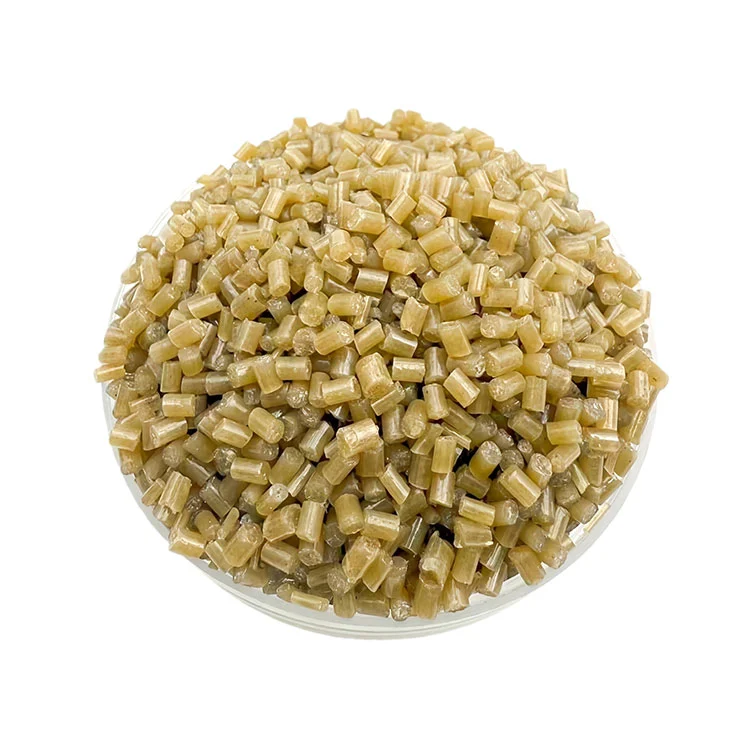 วัสดุบริสุทธิ์พลาสติก PS สีน้ำตาลที่สร้างใหม่